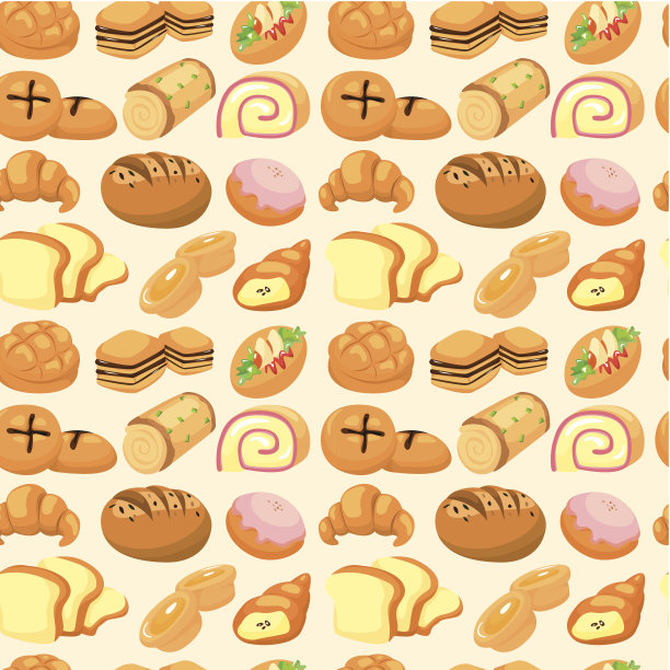 无缝面包模式图片下载