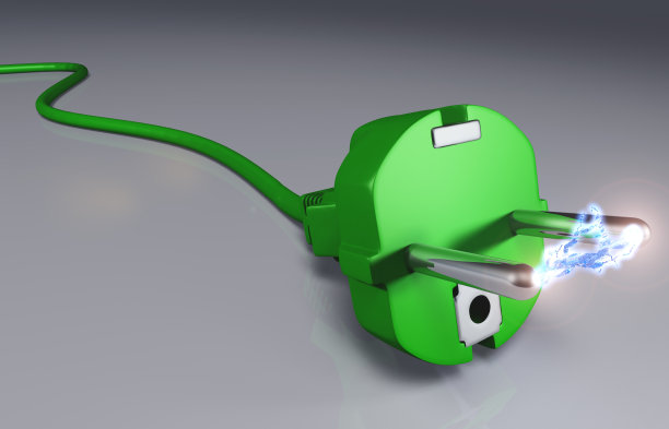 具有高压电弧的生态插头图片下载