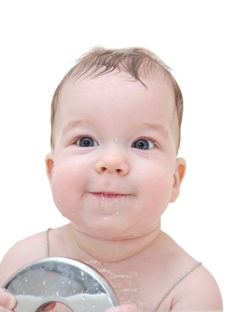 婴儿洗澡图片下载