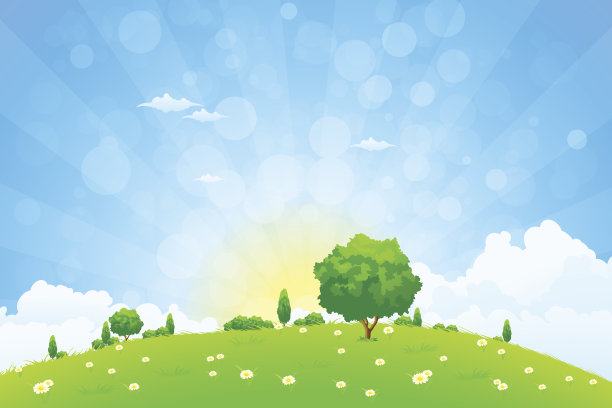 春天插画素材ID：108645586