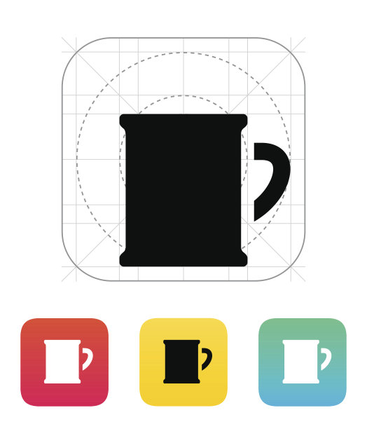 啤酒杯图标。图片下载