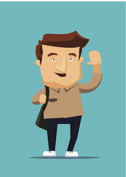 在做一个无聊的终生矢量插图图片下载