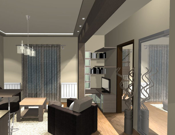 客厅家具的布置图片下载