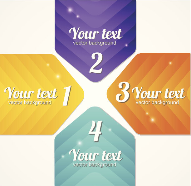 现代光滑的信息图形选项箭头横幅图片下载