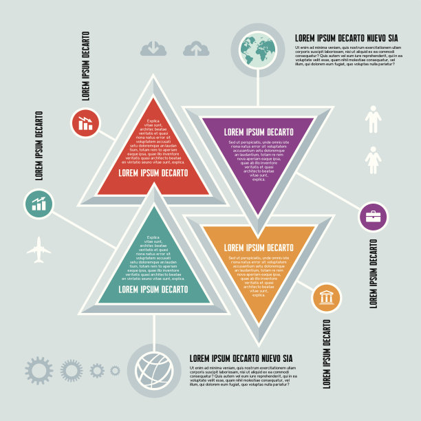 信息图概念表示-业务矢量方案图片下载