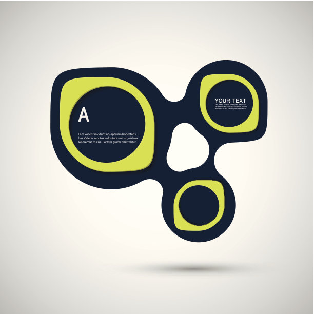 向量暗抽象泡图片下载