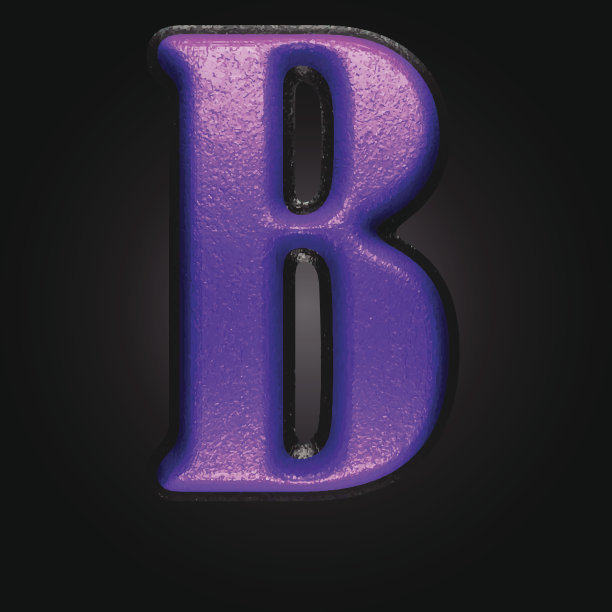 向量紫色塑料图b图片下载