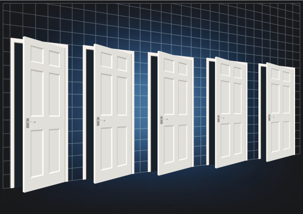 打开大门素材图片