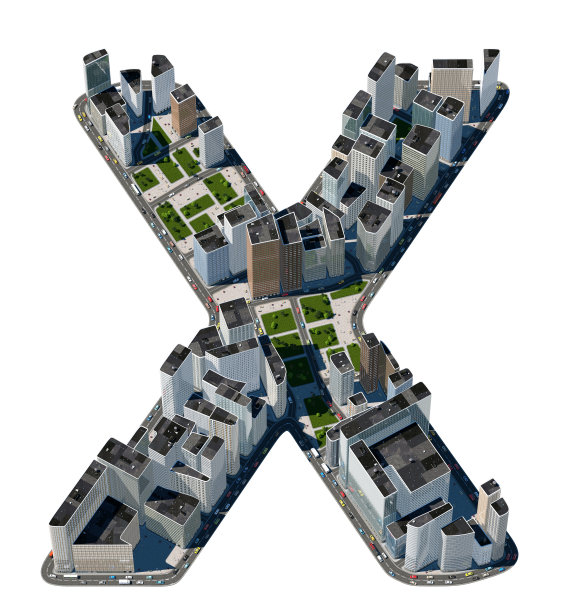 城市X信由城市字体集合图片下载