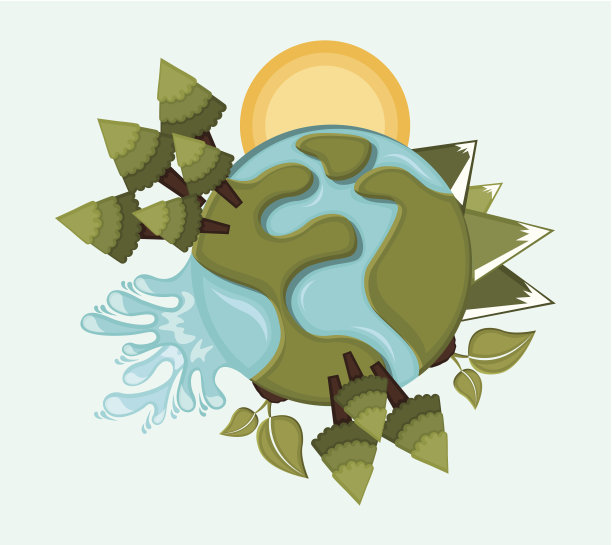 地球上的设计素材图片