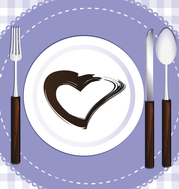 刀叉和盘子图片下载