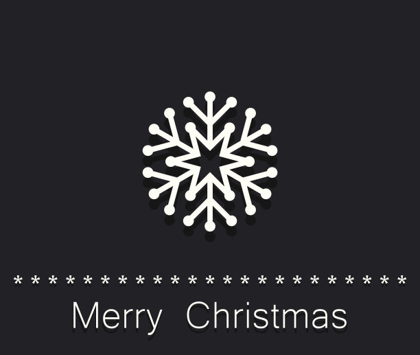 简约的圣诞贺卡图片下载