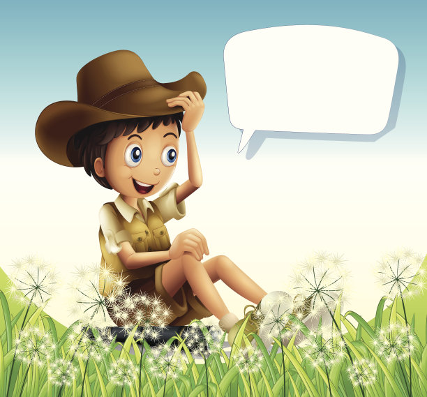 戴着帽子的男孩坐着，喊着空洞的口号图片下载