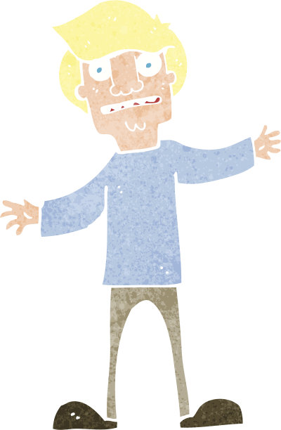 卡通惊讶的人图片下载