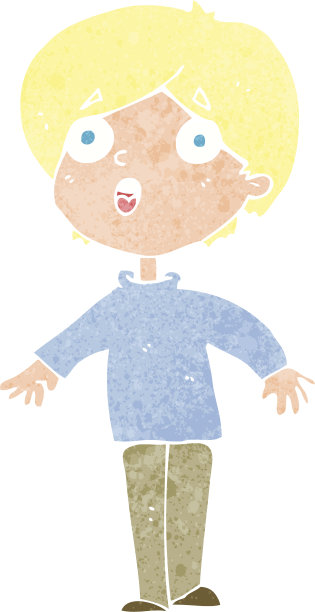 卡通惊讶的人图片下载