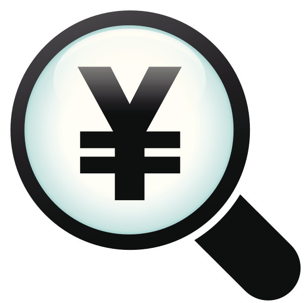 日元玻璃图标图片下载