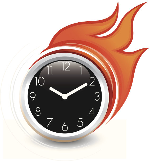 燃烧的时间素材图片