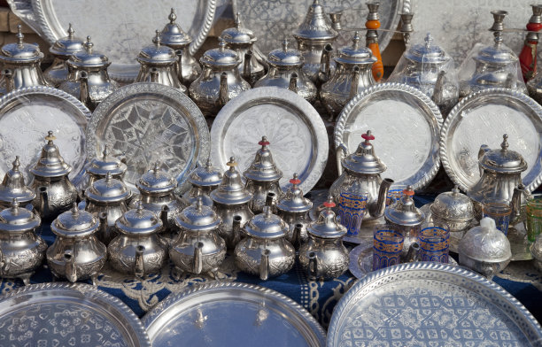 典型的摩洛哥水壶图片下载