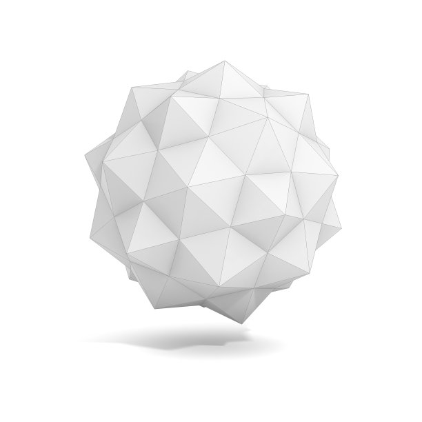 抽象几何三维物体-多面体变异图片下载