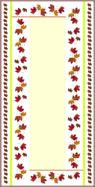 多彩的枫叶为图案图片下载