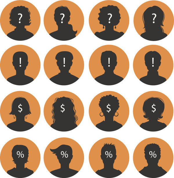 男人和女人头像图片下载