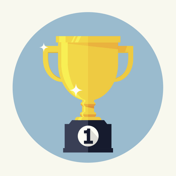 奖杯扁平图标图片下载