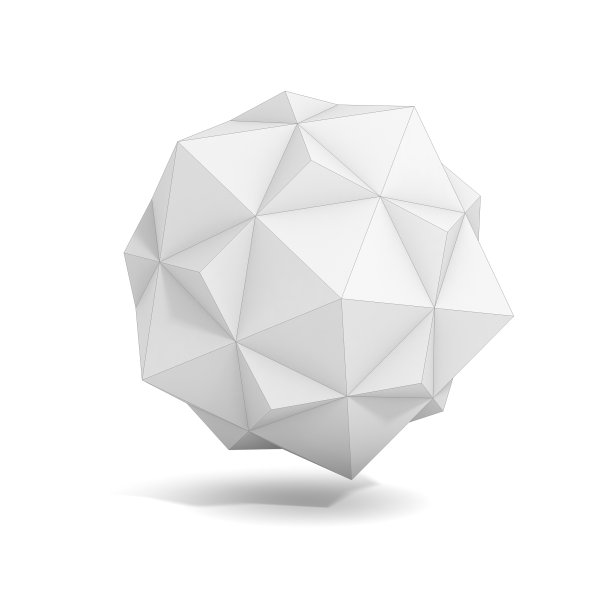 抽象几何三维物体-多面体变异图片下载