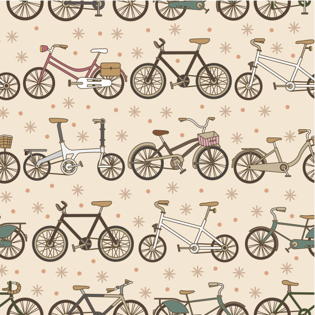 无缝的自行车模式图片下载
