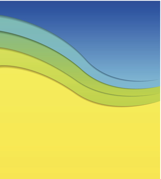 色彩斑斓的波浪背景。图片下载
