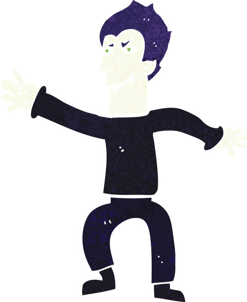 卡通吸血鬼的人图片下载