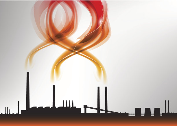 红色的工厂图片下载