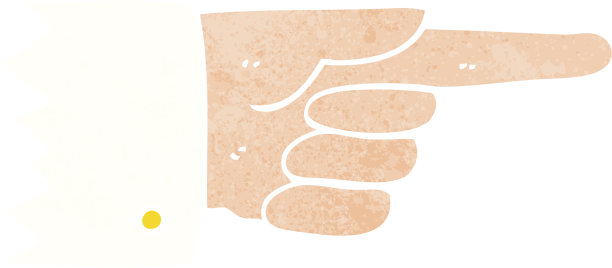 卡通指针符号图片下载