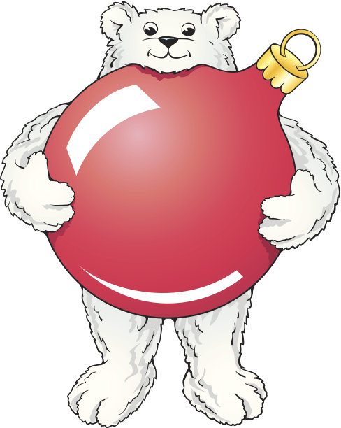 北极熊装饰品C图片下载