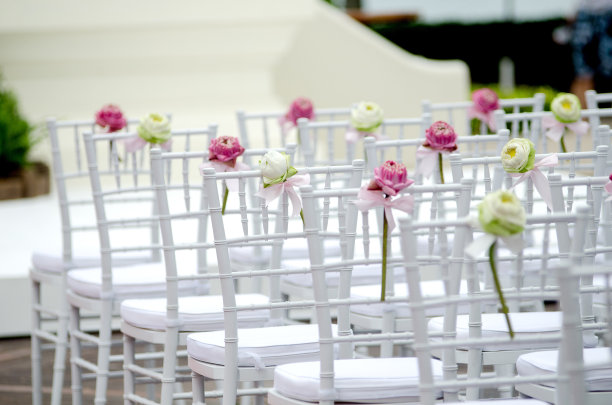 婚礼的椅子图片下载
