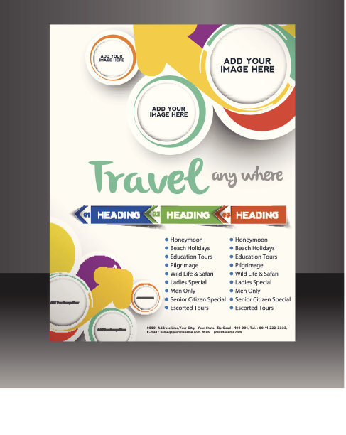 旅行的传单图片下载