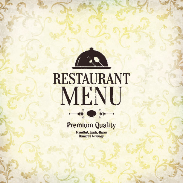 餐厅的菜单设计图片下载