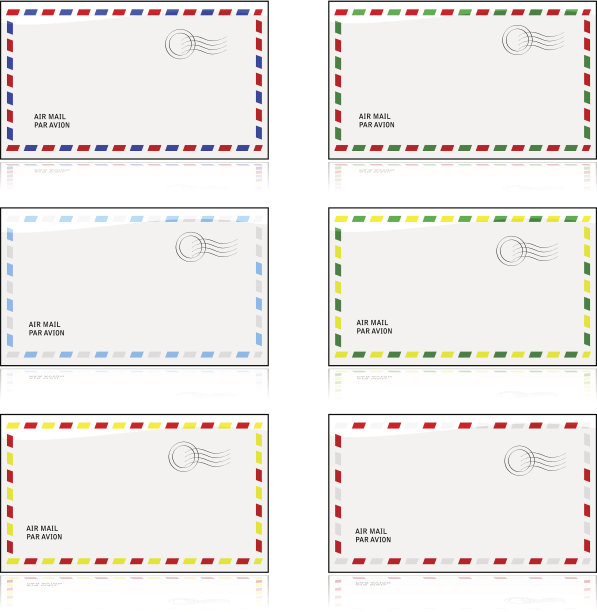 航空邮件信封图片下载