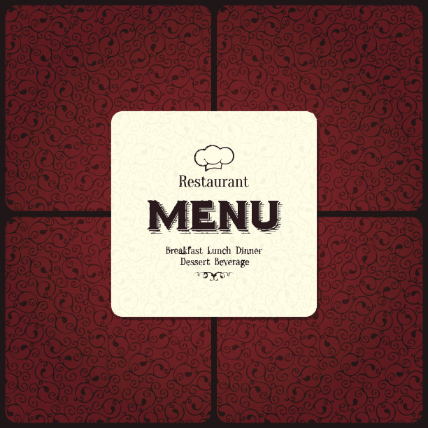 餐厅的菜单设计图片下载