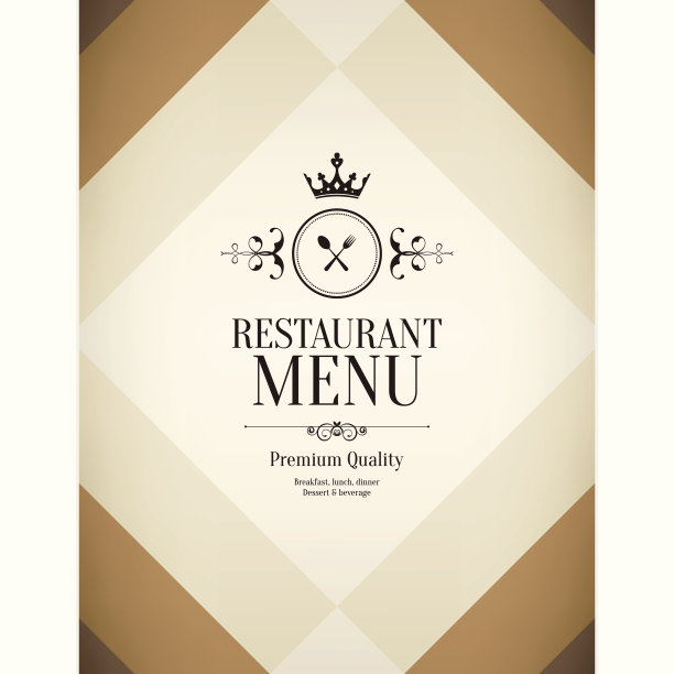 餐厅的菜单设计图片下载