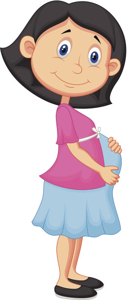 孕妇卡通图片下载