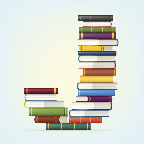 从一堆彩色书中选出字母图片下载