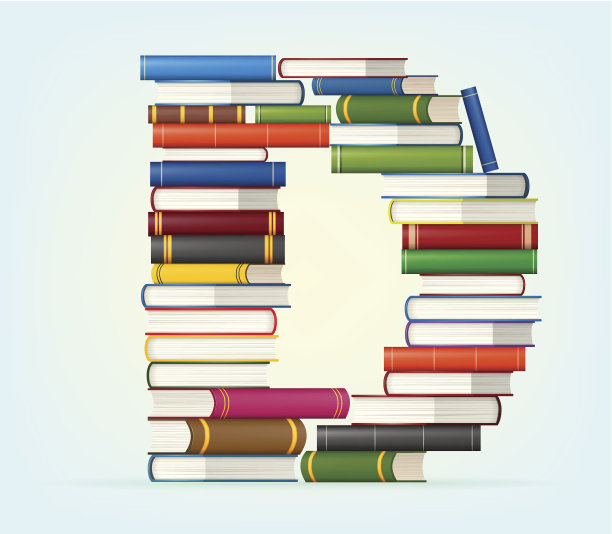 从一堆彩色书中选出字母图片下载