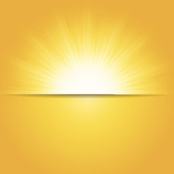 夏日的阳光，矢量图素材图片