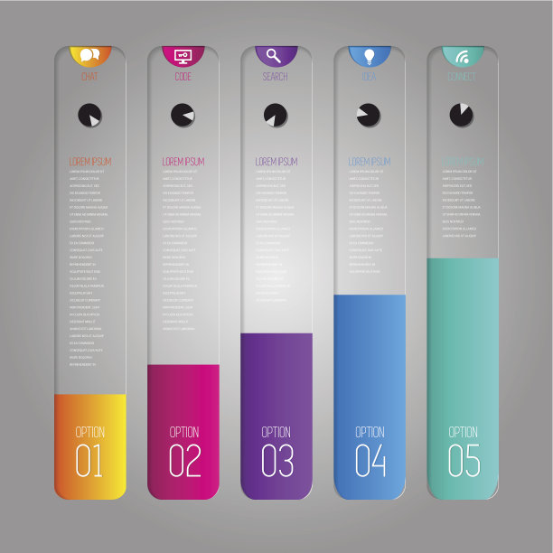 简单的信息表模板。工作流矢量图图片下载