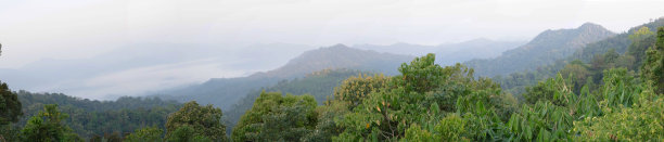 泰国碧碧府Panoenthung景区全景图片下载