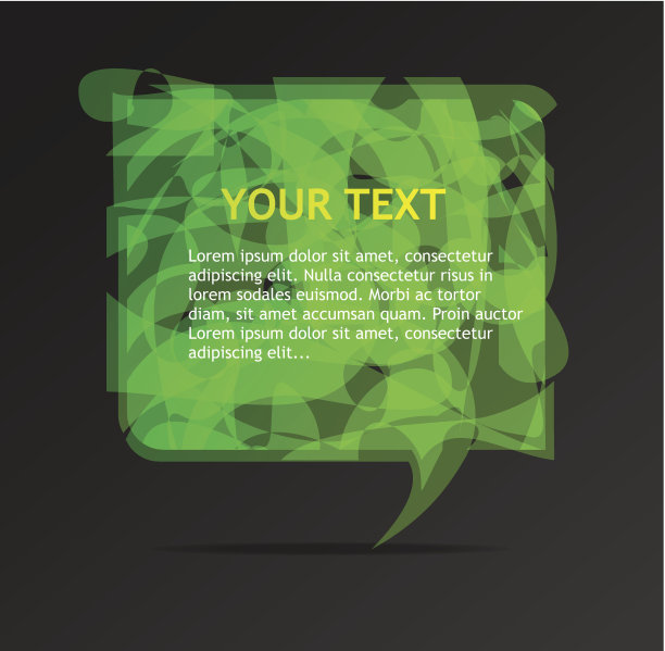 演讲泡沫绿色图片下载