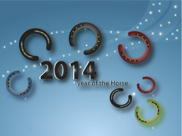 马蹄铁——新年的象征图片下载