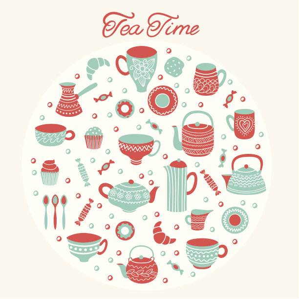 下午茶时间背景图片下载