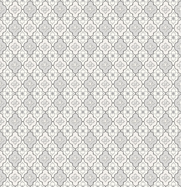 抽象的无缝模式。维多利亚风格的花卉装饰。图片下载