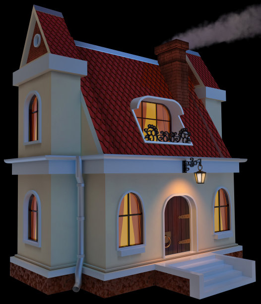 私人住宅夜间图片下载